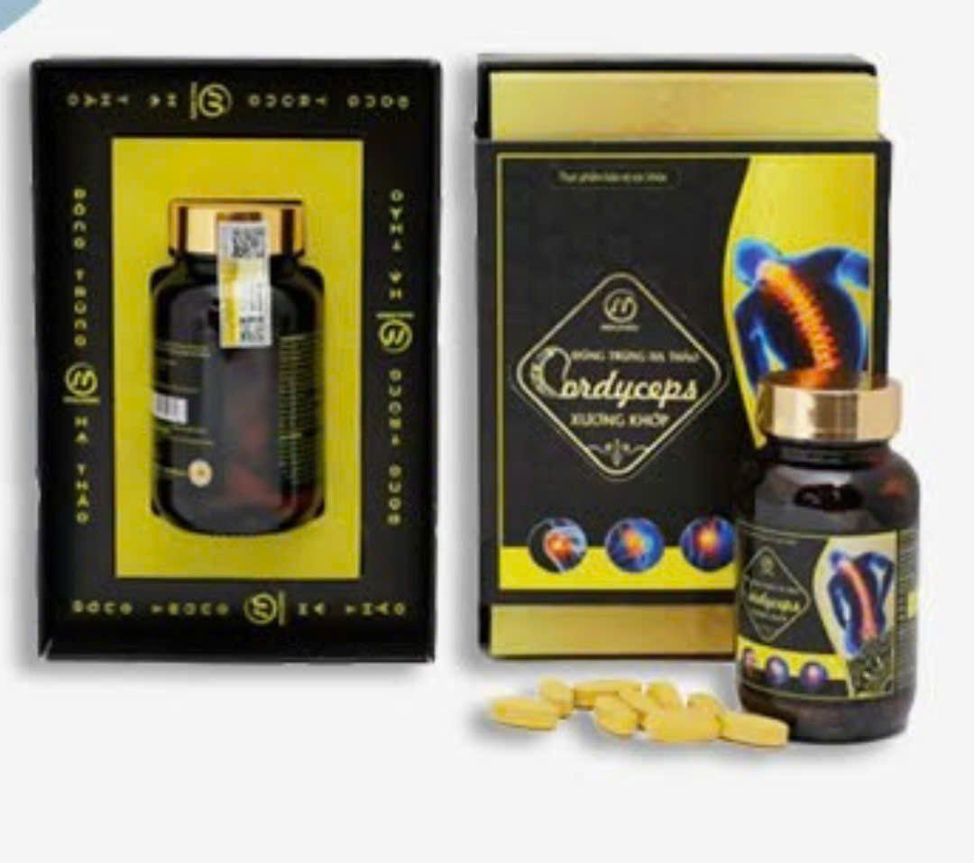 Đông Trùng Hạ Thảo Cordyceps Xương Khớp - Hỗ Trợ Nâng Cao Sức Khoẻ Xương Khớp & Tăng Cường Sức Đề Kháng