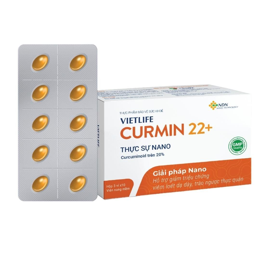 Viên Uống Curmin 22+ - Hỗ Trợ Giảm Đau & Cải Thiện Sức Khoẻ Dạ Dày