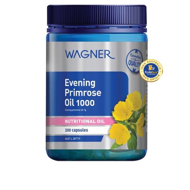 Tinh Dầu Hoa Anh Thảo Wagner Evening Primrose Oil - Hỗ Trợ Cân Bằng Nội Tiết Tố & Chống Lão Hoá