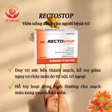  RECTOSTOP Oryginal Viên uống Tpbvsk - Hỗ trợ điều trị trĩ, Chuẩn Ba Lan, Hộp 30 viên. 