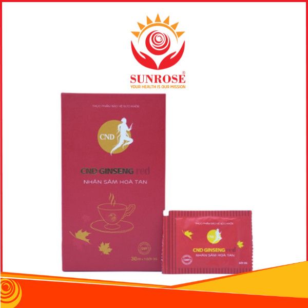  Nhân Sâm Hoà Tan CND GINSENG Red Hộp 30 gói 