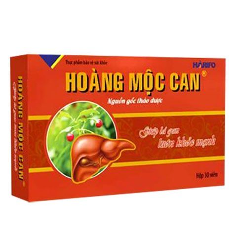 Hoàng Mộc Can - Hỗ Trợ Thải Độc Gan, Xua Tan Nỗi Lo Gan Nhiễm Mỡ Hộp 30 viên