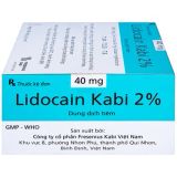  Dung dịch tiêm Lidocain Kabi 2% dùng để gây tê tại chỗ (100 ống x 2ml) 