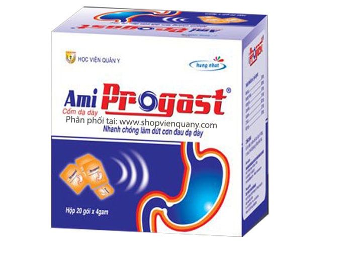 Cốm Dạ Dày Ami Progast - Sản Phẩm Hỗ Trợ Điều Trị Các Triệu Chứng Viêm & Trào Ngược Dạ Dày