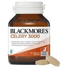 Blackmores Celery 3000 - Viên Uống Hỗ Trợ Cải Thiện Bệnh Gout Lâu Năm
