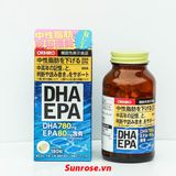  DHA EPA ORIHIRO viên uống Tpbvsk - Bổ Não, Chuẩn Nhật Bản, Hộp/180 Viên 
