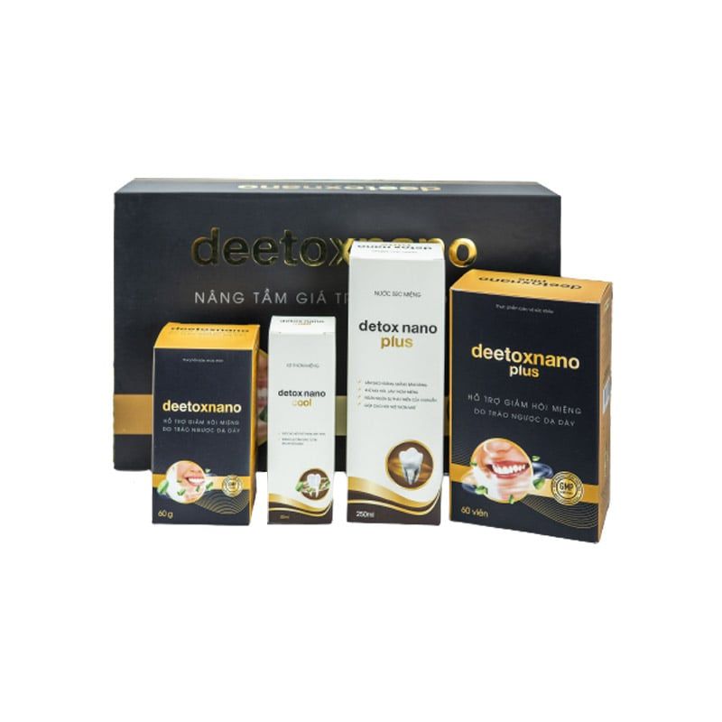 Deetox Nano - Bộ Sản Phẩm Hỗ Trợ Điều Trị Hôi Miệng