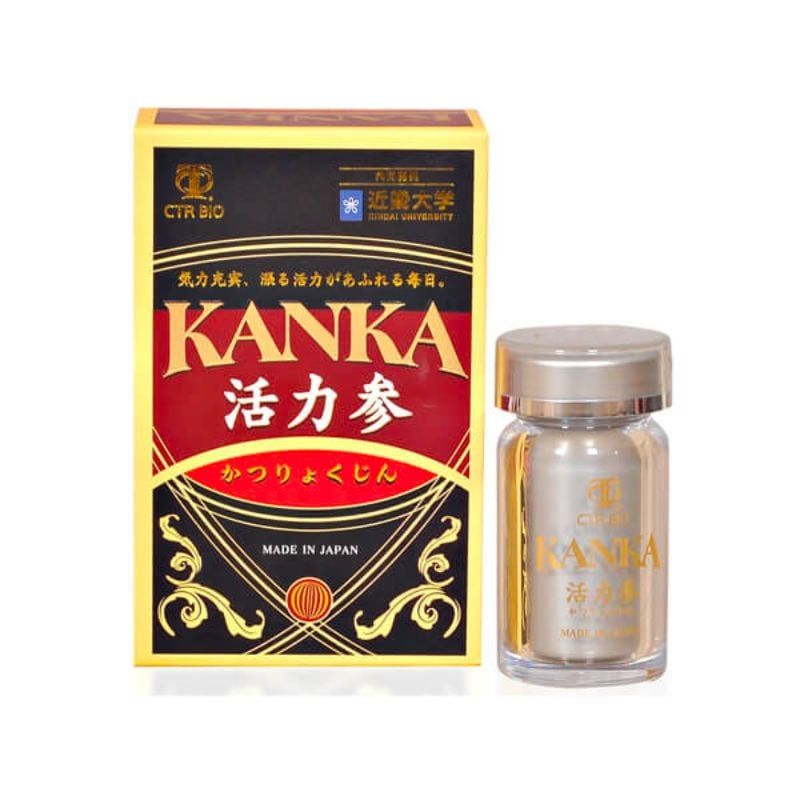 Bổ Thận Kanka Hỗ Trợ Bổ Thận Tráng Dương Nam Giới Hộp 180 Viên