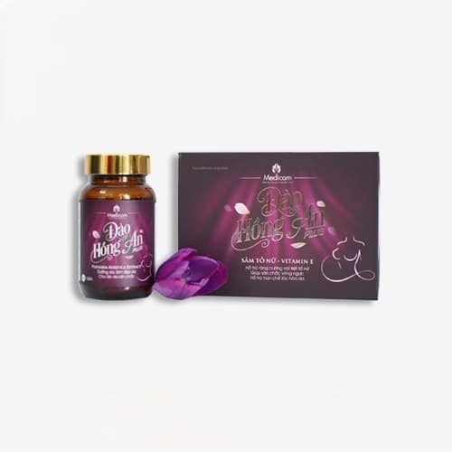 Đào Hồng An Plus - Hỗ Trợ Chống Lão Hoá & Cải Thiện Vòng Ngực Săn Chắc