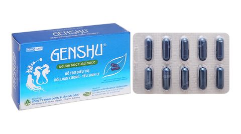  Thuốc Genshu Sagopha hỗ trợ điều trị rối loạn cương, yếu sinh lý (3 vỉ x 10 viên) 