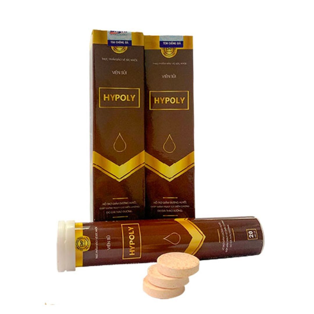 Hypoly - Viên Sủi Hỗ Trợ Cải Thiện Đái Tháo Đường