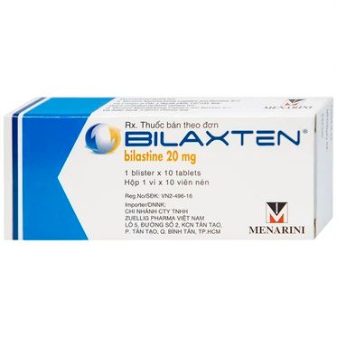  Thuốc Bilaxten 20mg Menarini điều trị viêm mũi dị ứng, mày đay (1 vỉ x 10 viên) 