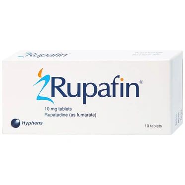  Thuốc Rupafin 10mg Hyphens điều trị viêm mũi dị ứng, nổi mày đay (1 vỉ x 10 viên) 