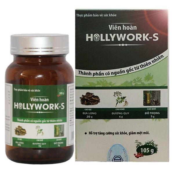 Viên Hoàn Hollywork - Viên Uống Hỗ Trợ Cải Thiện Đau Nhức Xương Khớp Do Phong Thấp