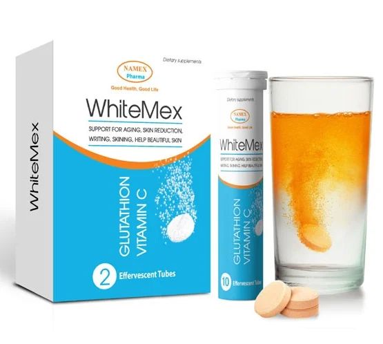 Whitemex - Viên Sủi Hỗ Trợ Dưỡng Trắng Da