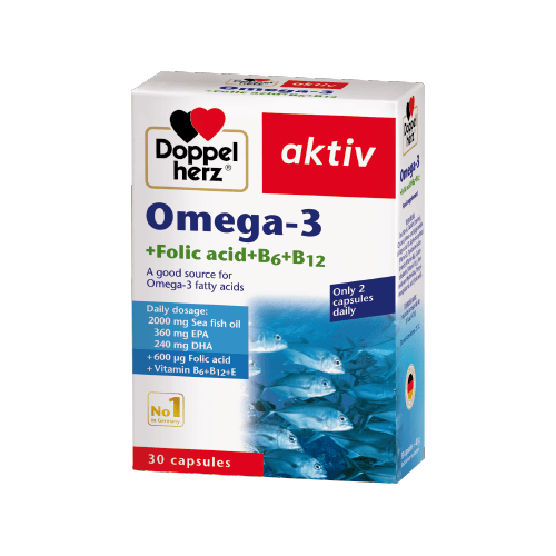 Doppelherz Aktiv Omega 3 Viên Uống Dầu Cá Tăng Cường Sức Khỏe Và Trí Não