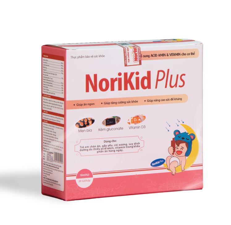 Norikid Plus - Sản Phẩm Hỗ Trợ Cải Thiện Hệ Tiêu Hoá Đường Ruột Trẻ Em