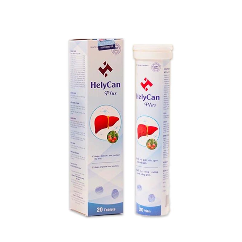 Helycan Plus - Viên Sủi Hỗ Trợ Giải Độc & Tăng Cường Chức Năng Gan