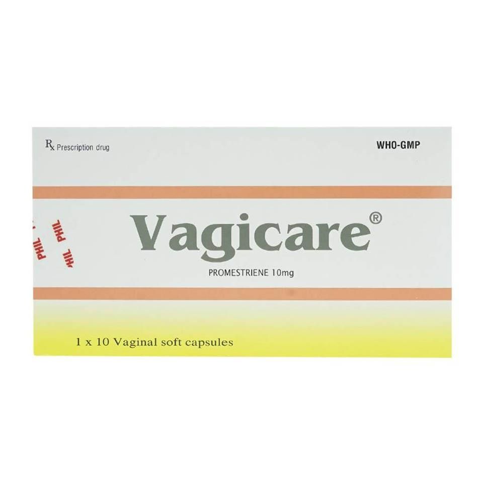 Thuốc Vagicare cải thiện các chứng teo âm đạo