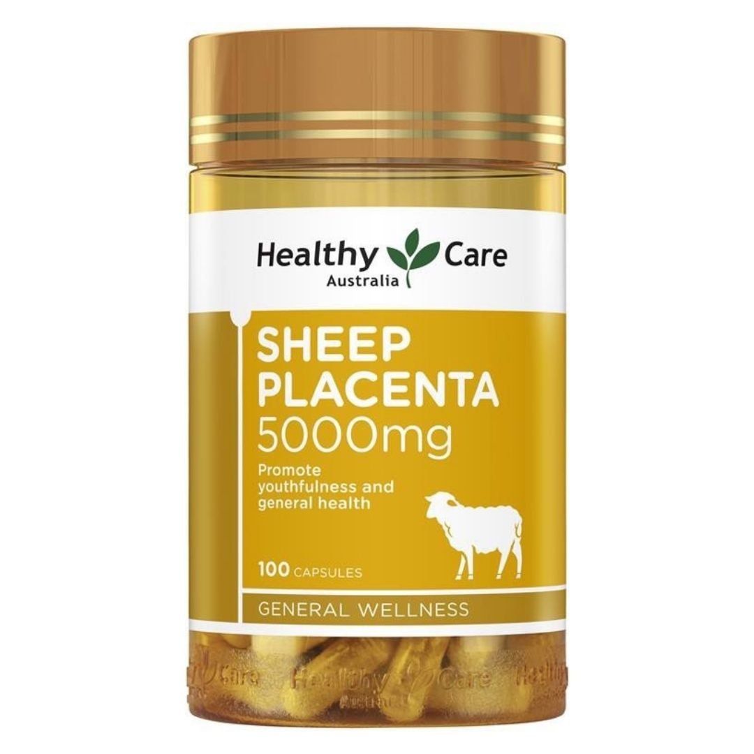 Healthy Care Sheep Placenta 5000mg - Viên Uống Hỗ Trợ Chống Lão Hoá Da