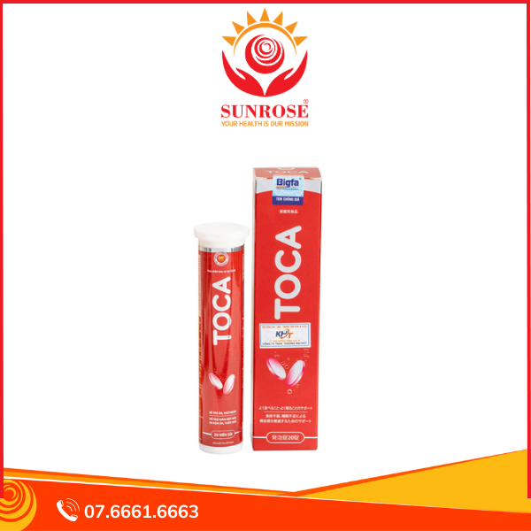 Toca - Viên Sủi Hỗ Trợ Tăng Cân & Bảo Vệ Sức Khoẻ ( Hộp 20 viên)