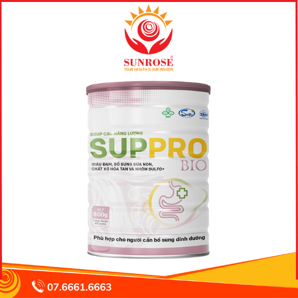 SOUP CAO NĂNG LƯỢNG SUPPRO BIO vị Gạo sữa 800g