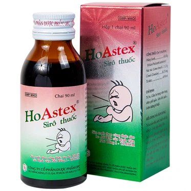  Siro HoAstex OPC điều trị ho, giảm ho trong viêm họng, viêm phế quản (90ml) 