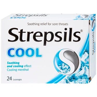  Viên ngậm Strepsils Cool Reckitt Benckiser điều trị viêm họng (2 vỉ x 12 viên) 