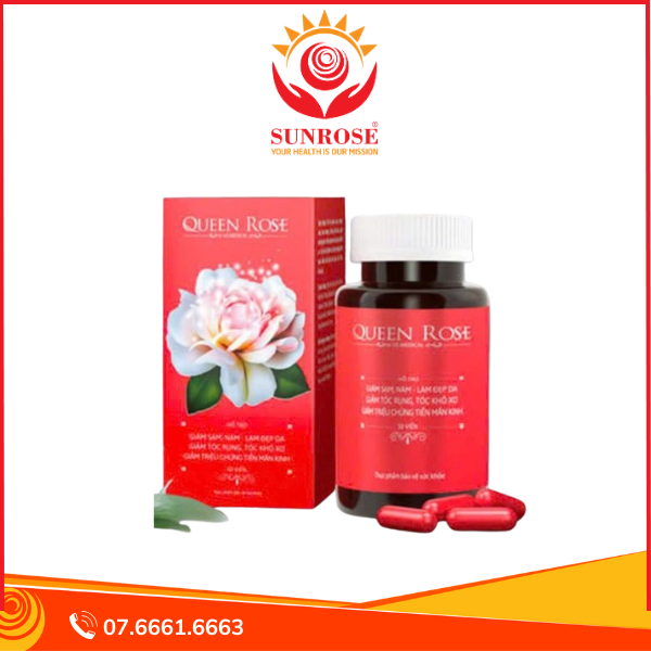 Queen Rose - Viên Uống Hỗ Trợ Duy Trì Xuân Sắc Phụ Nữ