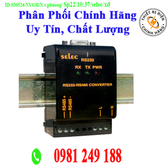 Bộ Chuyển Đổi RS485-232 Selec AC-RS485-RS232-ISO