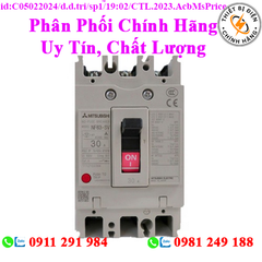 2CJ335A00002K CẦU DAO TỰ ĐỘNG DẠNG KHỐI MITSUBISHI NF125-SGV 2P 90-125A