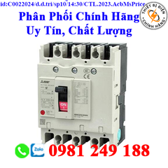 2CJ324A00000E CẦU DAO TỰ ĐỘNG DẠNG KHỐI MITSUBISHI NF125-SGV 4P 32-40A