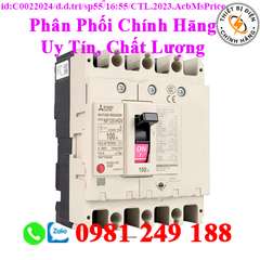 2CJ118A000021 CẦU DAO TỰ ĐỘNG DẠNG KHỐI MITSUBISHI NF125-SEV 4P 63-125A