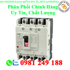 2CJ323A00000D CẦU DAO TỰ ĐỘNG DẠNG KHỐI MITSUBISHI NF125-SGV 4P 25-32A