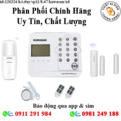 Báo động qua app & sim Kawasan 261 WIFI SIM