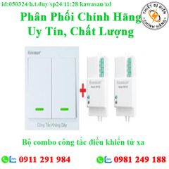 Bộ combo công tắc điều khiển từ xa 2RF01D-RCT2