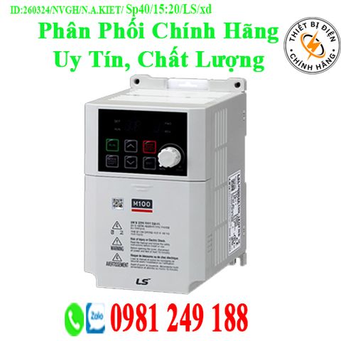 Biến Tần LS LSLV0001M100-1EOFNA 1P 220V 0.1kW