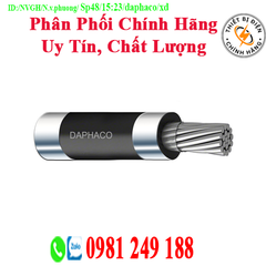 Daphaco AV 14 : Cáp điện lực hạ thế 1 lõi, ruột nhôm 0,6/1 kV