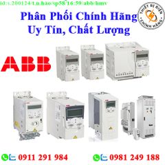 Phân phối Biến Tần ABB các loại chính hãng giá sỉ, chính hãng, toàn quốc