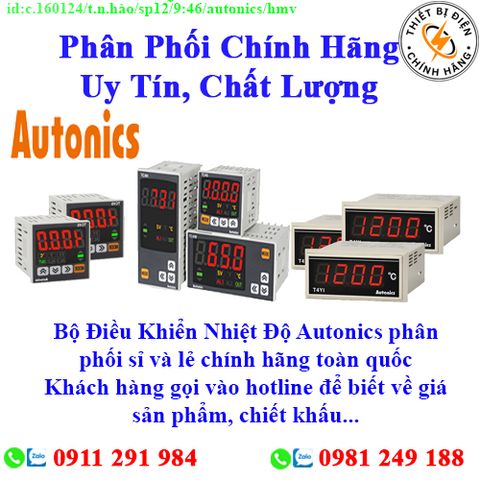 Bộ Điều Khiển Nhiệt Độ Autonics về kho nhiều, chưa cập nhật hết sản phẩm, giá, chính sách khuyến mãi, chiết khấu, vui lòng liên hệ để biết thêm chi tiết