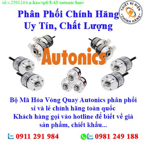 Bộ Mã Hóa Vòng Quay Autonics về kho nhiều, chưa cập nhật hết sản phẩm, giá, chính sách khuyến mãi, chiết khấu, vui lòng liên hệ để biết thêm chi tiết