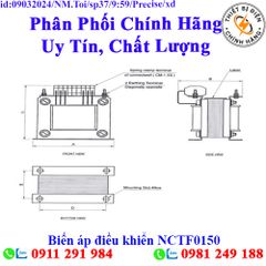 Biến áp điều khiển NCTF0150