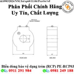 Biến dòng bảo vệ dạng tròn (RCP) PE-RCP03