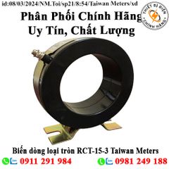 Biến dòng loại tròn RCT-15-3 Taiwan Meters