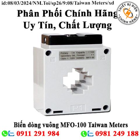 Biến dòng vuông MFO-100 Taiwan Meters