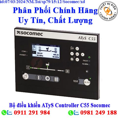 Bộ điều khiển ATyS Controller C55 Socomec