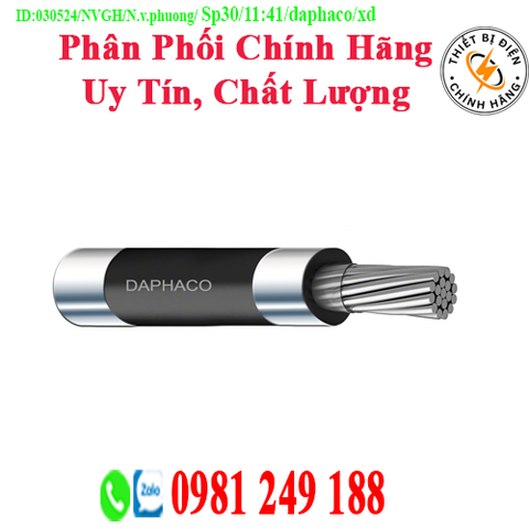 Daphaco AV 16 : Cáp điện lực hạ thế 1 lõi, ruột nhôm 0,6/1 kV