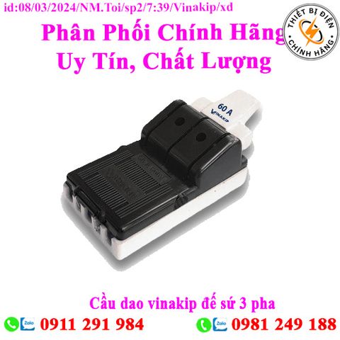 Cầu dao vinakip đế sứ 3 pha 30A-200A