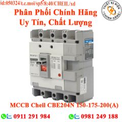 MCCB Cheil CBE204N 150-175-200(A)