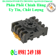 Đế relay trung gian CZF08A Chint (8 chân tròn)